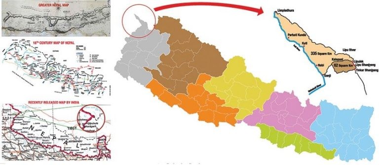 कम्युनिस्ट सरकारको खुल्यो बल्ल होस्, लिपुलेक सहितको नक्सा जारी