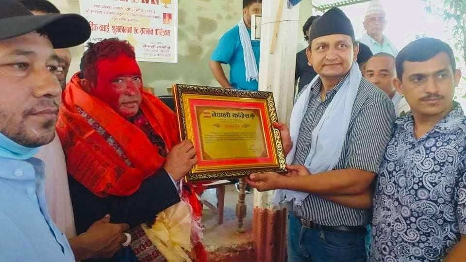 तरुण विभागका केन्द्रीय सचिव नवलपुरमा, गरियो भव्य स्वागत 