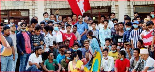दाङ नेकपामा पहिरो, २१८ जना युवा कांग्रेसमा प्रवेश