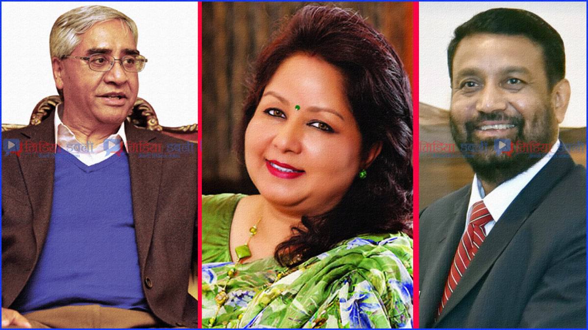 देउवालाई भेटेर निधीले सभापतिमा आफु लड्ने निर्णय सुनाए, महामन्त्रीमा आरजुलाई अघि सार्ने !