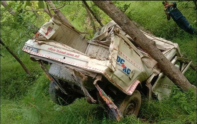 जाजरकोटमा जिप दुर्घटनामा परी ११ को मृत्यु