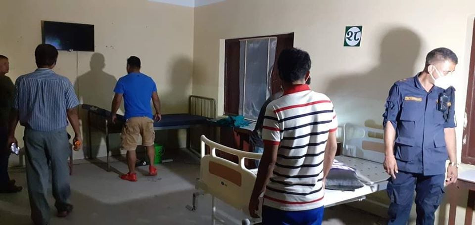 आइसोलेसन तोडफोड गर्नेलाई नै कोरोना संक्रमण भएपछि...