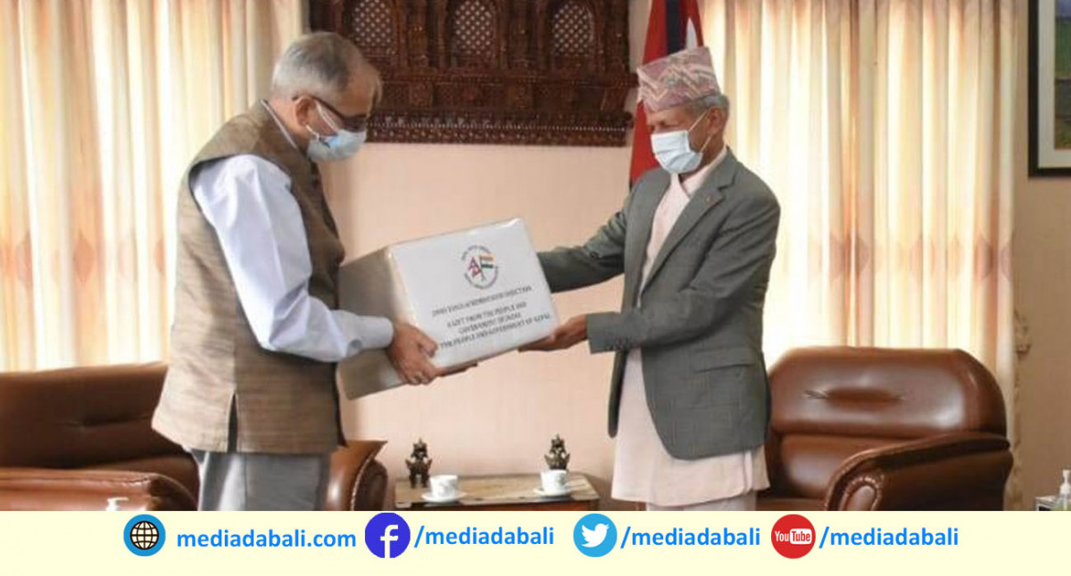 भारतले नेपाललाई दियो २ हजार भाइल प्राणरक्षक रेमडेसिभिर