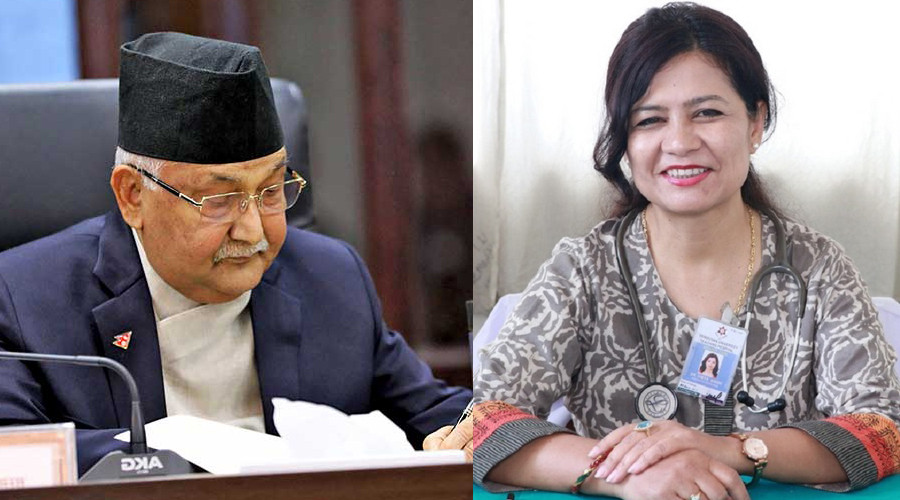 प्रधानमन्त्रीकी निजी चिकित्सक कोरोना संक्रमण, ओलीसँग भेटघाट भएको थियो ?