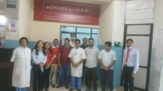 गण्डकी मेडिकल कलेजमा प्रभु बैंकको काउण्टर