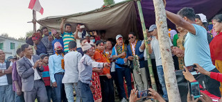 जाजरकोटमा पूर्व गाउँ जनसरकारका प्रमुखसहित नेकपाका ४५ जना कांग्रेसमा प्रवेश