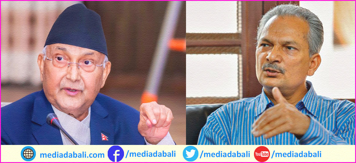 बाबुरामलाई प्रधानमन्त्री ओलीको काउन्टर, गलत सूचना दिएर जनता भड्काउने ?