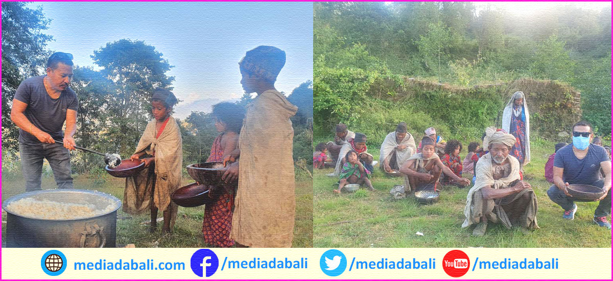 तरुण अध्यक्ष विष्टद्वारा सुर्खेतमा नमुना कार्य, गरिबलाई सहयोग गर्दै बिताउँछन् दिन