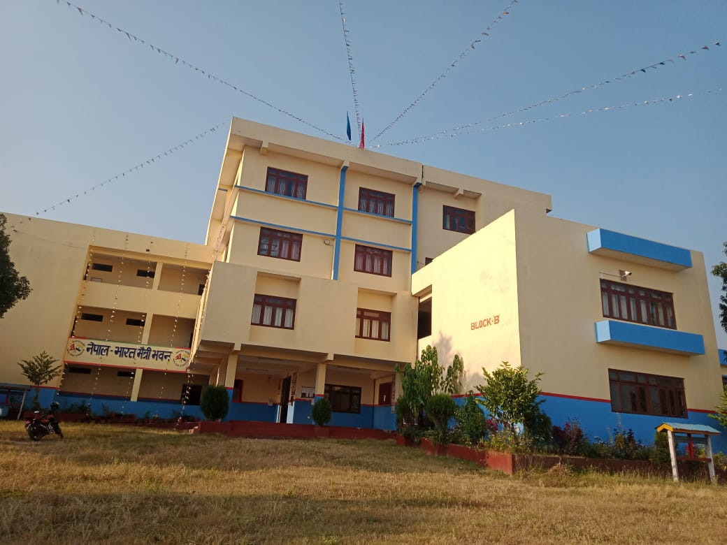 भारतीय सहयोगमा नवलपुरमा निर्मित विद्यालय भवन उद्घाटन