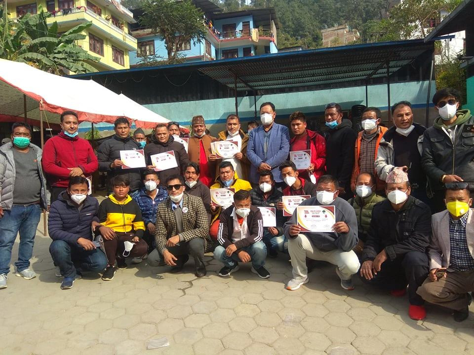 पूर्वमन्त्री बस्नेतको गृहजिल्लामा १३३ जनाले गरे रक्तदान