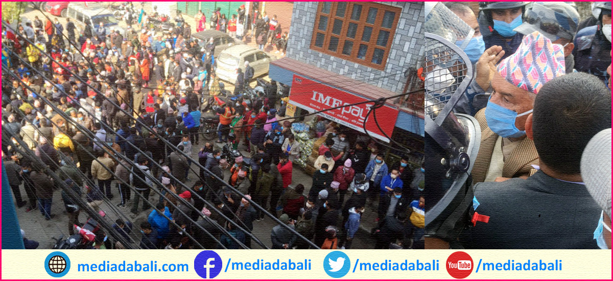 तनहुँमा कांग्रेसले भब्य शक्ति प्रदर्शनसहित पौडेलले पुल उद्घाटन गर्ने
