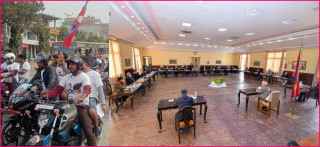 प्रधानमन्त्रीले सर्वदलीय बैठक बोलाएकै दिन राजसंस्था पुनर्स्थापनाको माग गर्दै प्रदर्शन