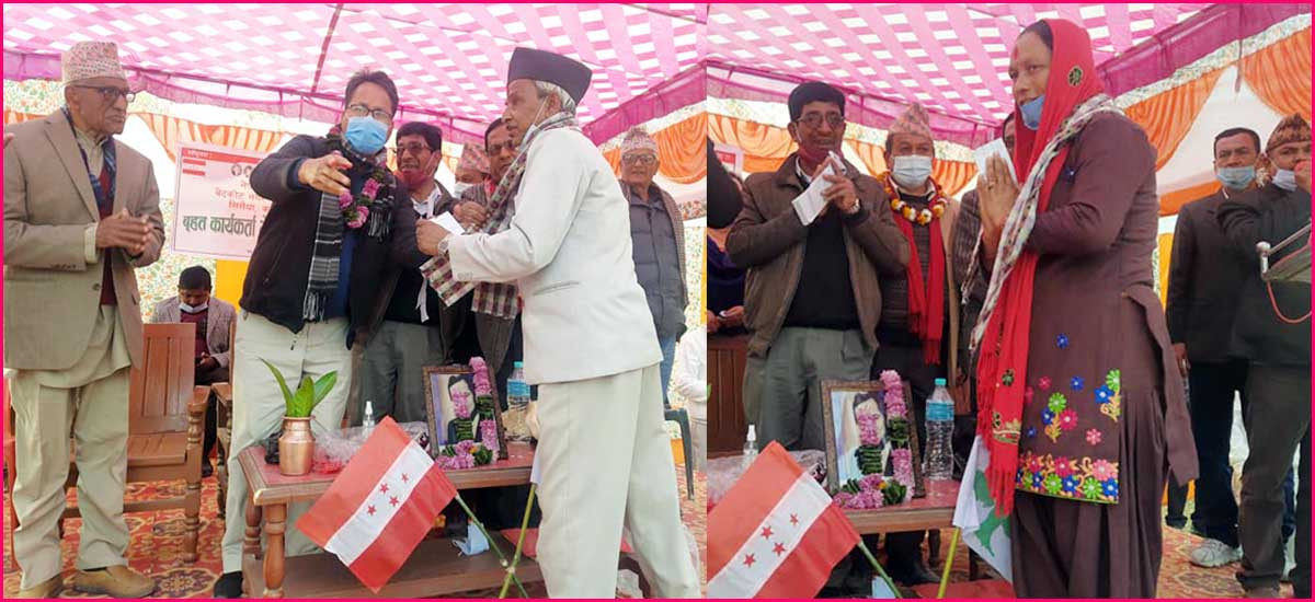 निर्वाचित वडा सदस्य बोहरा काँग्रेस प्रवेश, कांग्रेस नेता साउदले गरे स्वागत