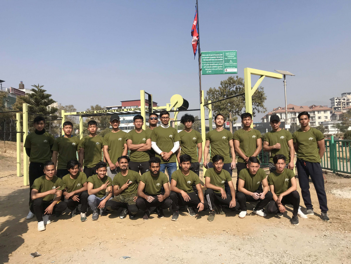 एनवाईएफसीको नेपालकै ठूलो क्यालिस्थेनिक्स पार्क नक्सालमा