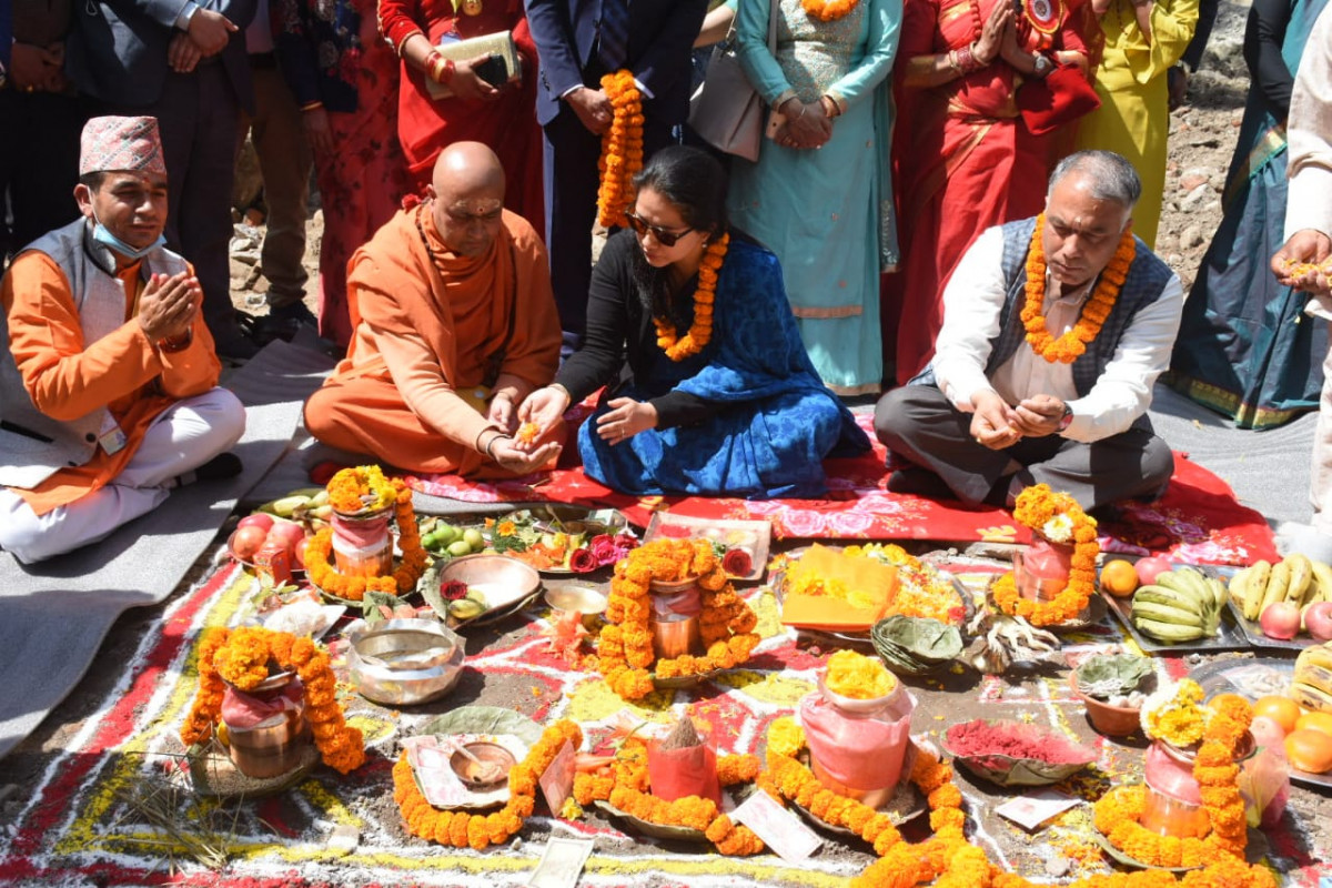 भारतीय दूतावासको सहयोगमा बुढानिलकण्ठ धर्मशालाको पुनर्निर्माण सुरू