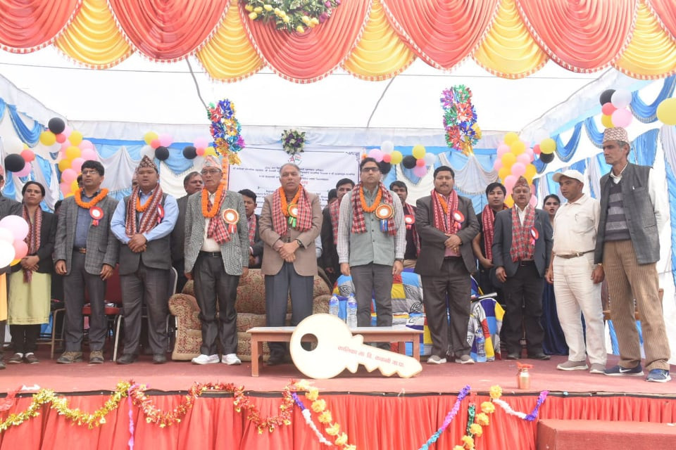 भारतले नुवाकोटमा हालै पुनर्निर्माण गरेका ४ वटा विद्यालयको उद्घाटन
