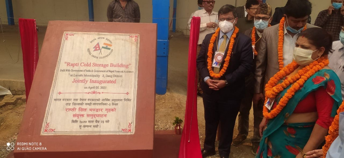 भारत सरकारको आर्थिक सहयोगमा निर्मित दुई परियोजना उद्घाटन