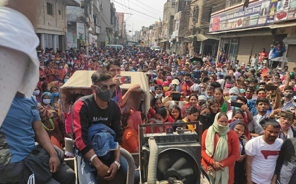दलित समुदायको हक अधिकार स्थापित गर्न माग गर्दै  राष्ट्रिय दलित मुक्ति जागरण अभियानले गर्यो नेपालगंजमा विशाल प्रदर्शन