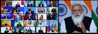 जलवायु शिखर सम्मेलनमा प्रधानमन्त्री नरेन्द्र मोदीले गरे सम्बोधन