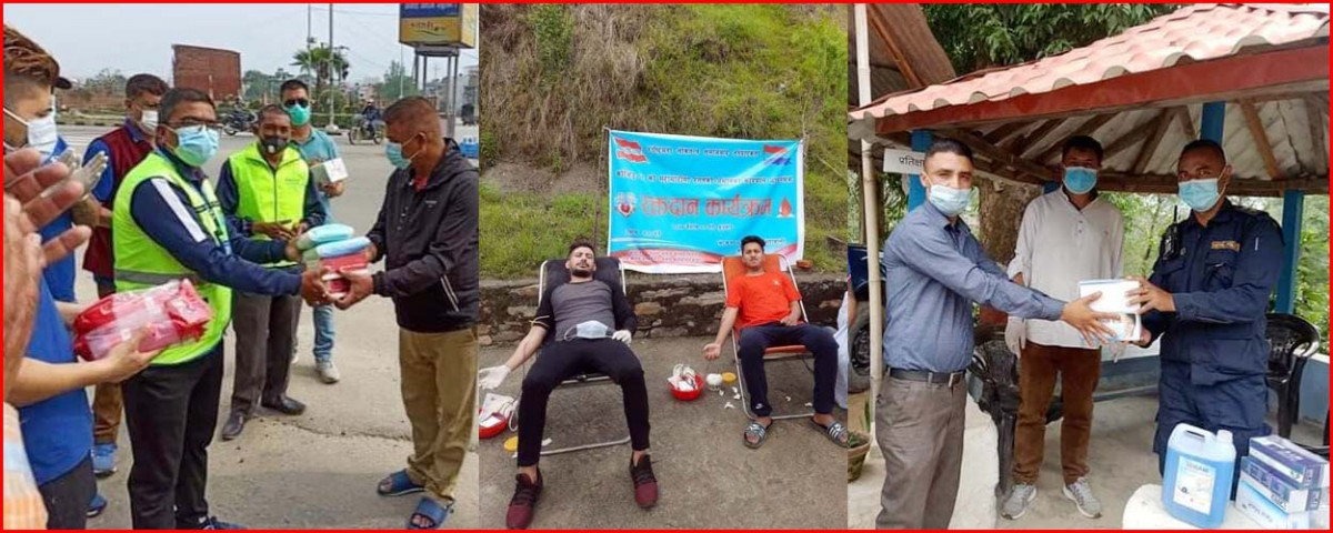 तरुण दल भक्तपुरको मनकारी कार्य, अपांगता भएका परिवारलाई स्वास्थ्य सामग्री प्रदान