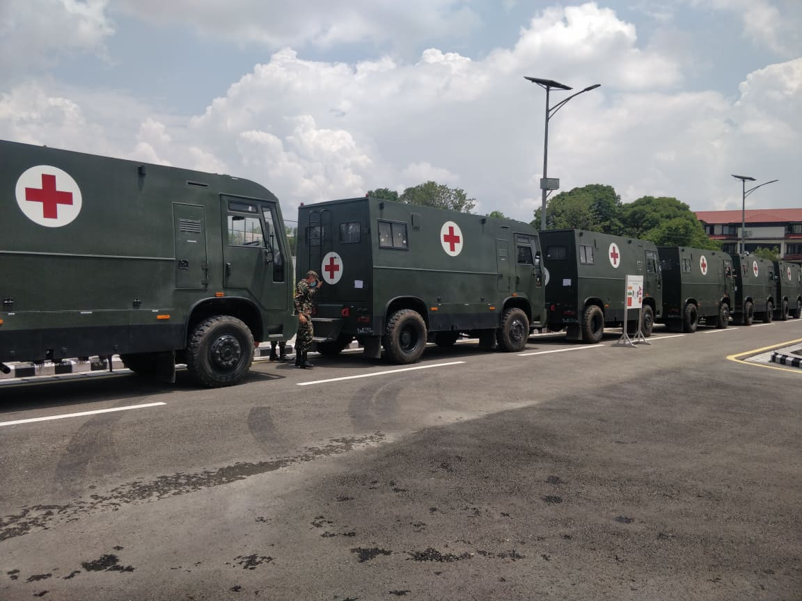 नेपाली सेनाका गाडी भरिने गरी भारतीय सेनाबाट २९ करोडको स्वास्थ्य सामग्री सहयोग