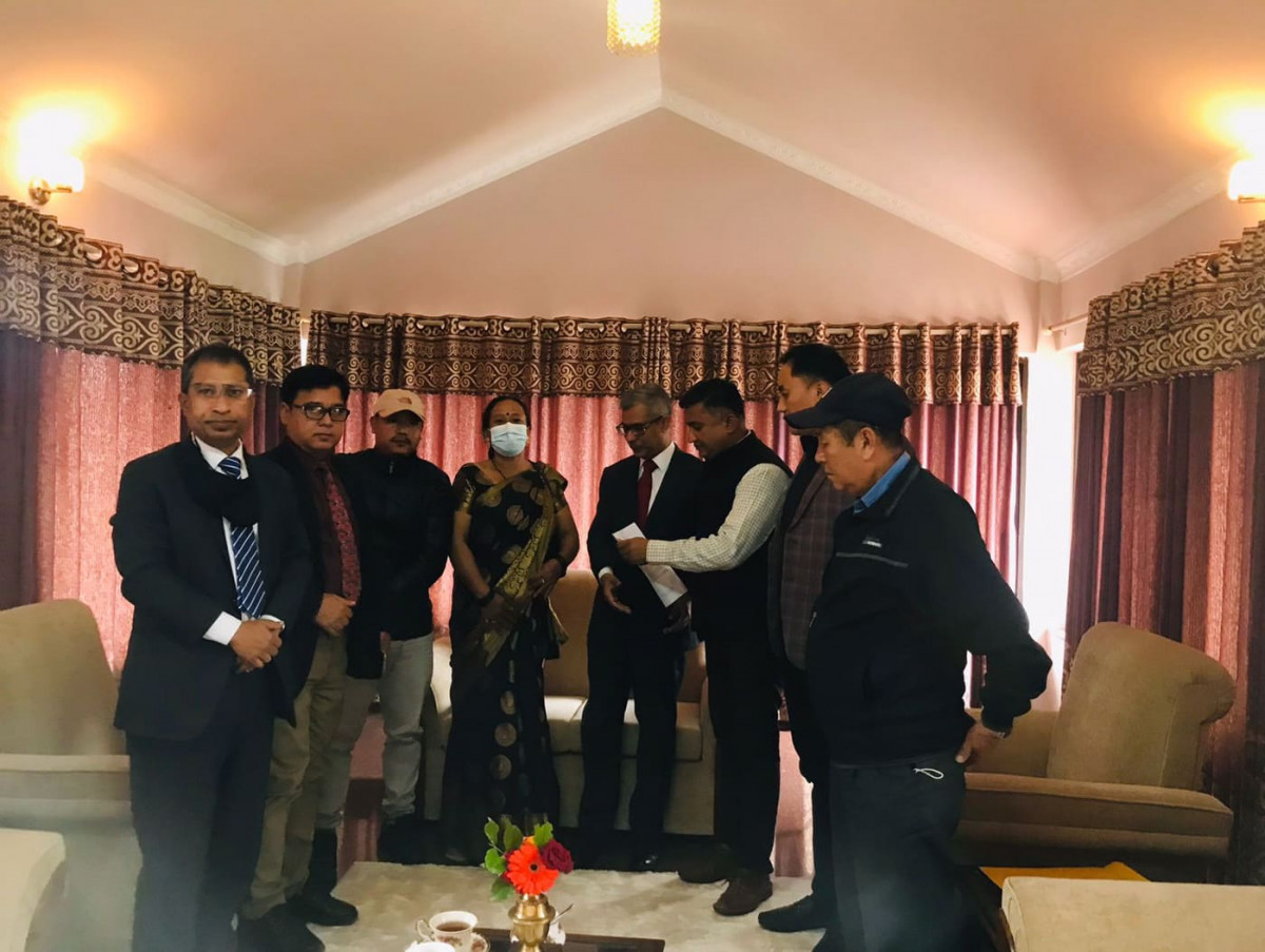 बंगलादेशका प्रधानमन्त्रीलाई हिन्दु समुदायकाे सुरक्षाकाे माग गर्दै राष्ट्रिय एकता अभियानले बुझायाे ज्ञापनपत्र