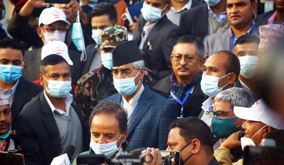 कांग्रेस इतिहासमै पहिलोपटक एकढिक्का, रामचन्द्र पौडेल अघि सरे गठबन्धन टुट्न नदिन