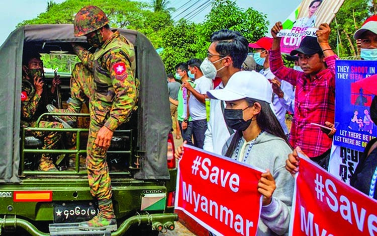 म्यानमारमा जुन्ताले नागरिकविरुद्ध चिनियाँ हतियार प्रयोग गर्दै: राष्ट्रसंघ 