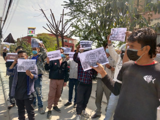 तिब्बत विद्रोह दिवसको अवसरमा तिब्बती र नेपाली समर्थकहरूले निकाले जुलुस