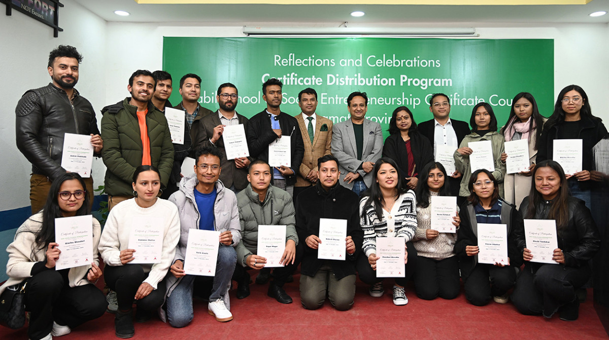 उद्यमी बन्न चाहने विद्यार्थीलाई नबिलको साथ, बागमती प्रदेशका २५ विद्यार्थीले लिए नबिल एसएसई कोर्स