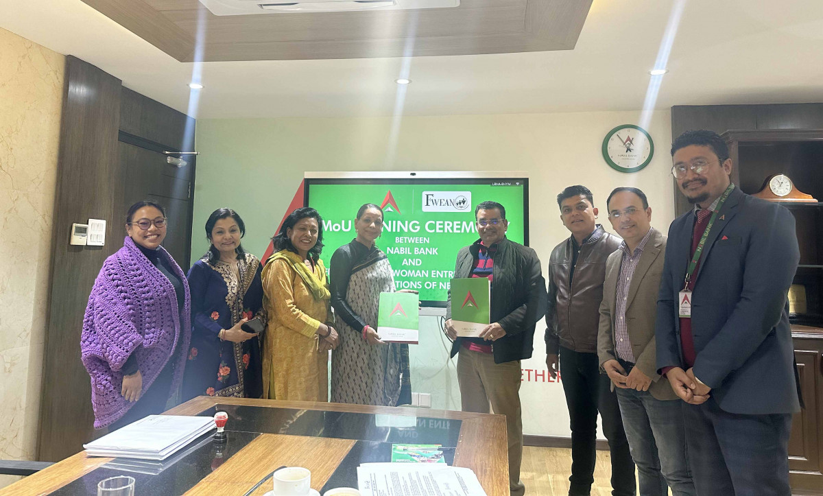 नबिल बैंक र महिला उद्यमी महासंघबीच वित्तीय पहुँच विस्तारका लागि साझेदारी