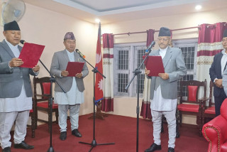 बागमतीको मन्त्री बने कांग्रेसका दुई लामा, लिए सपथ