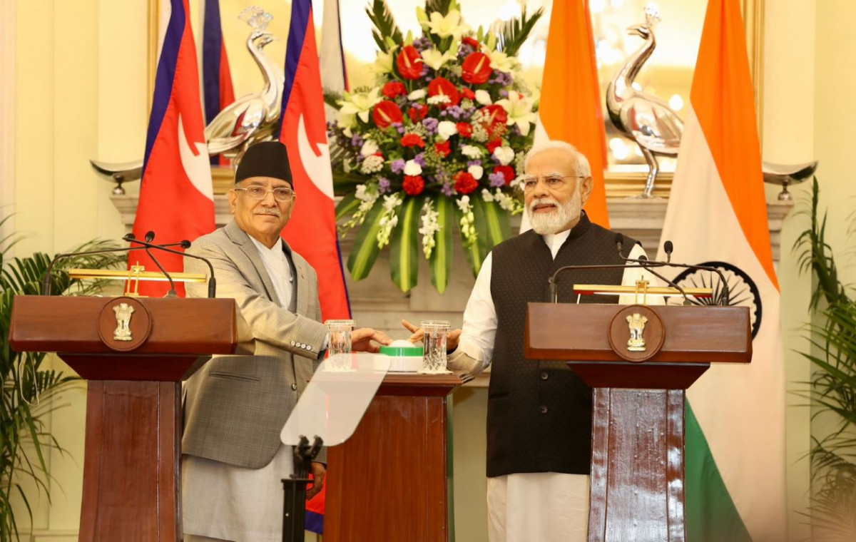 नेपालका प्रधानमन्त्री प्रचण्डले भने- भारत भ्रमण ‘आश्चर्यजनक सफलता’ 