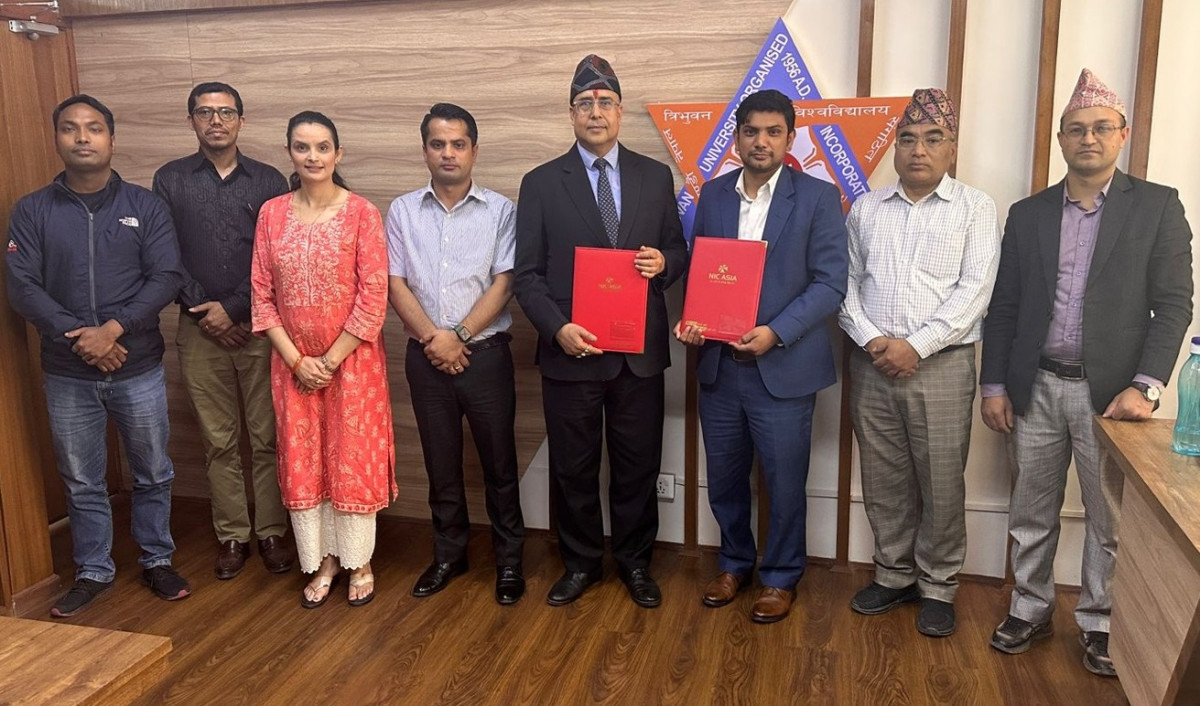 एनआईसी एशिया बैंकद्वारा थापाथली र पशुपति क्याम्पससँग भुक्तानी सम्झौता