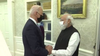 अमेरिकी राष्ट्रपति बाइडेनद्वारा भारतीय प्रधानमन्त्री मोदीलाई ह्वाइटहाउसमा भब्य स्वागत