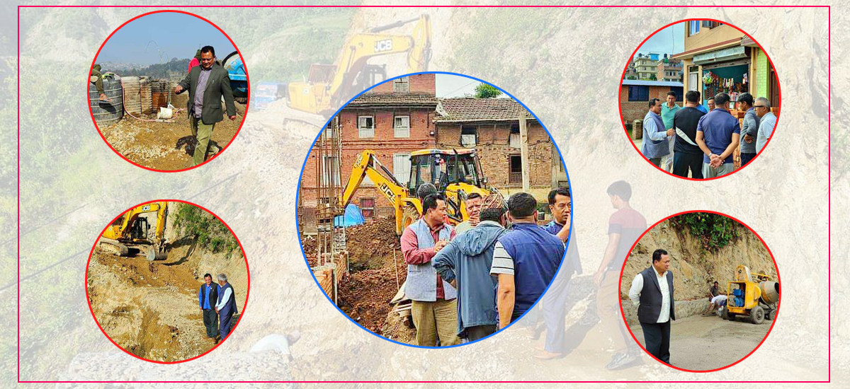 विकास निर्माणमा स्थानीय जनप्रतिनिधिलाई सघाउँदै कांग्रेस प्रदेश सांसद मीनकृष्ण महर्जन