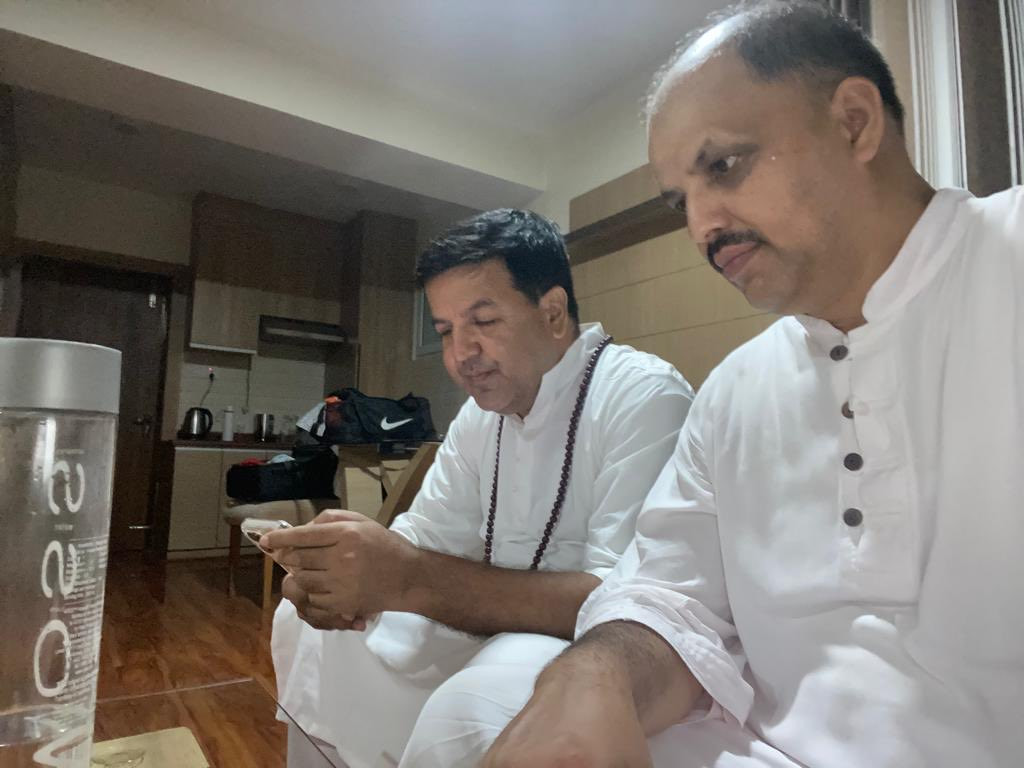 संसदमा अनशन बस्छु भन्ने सुनिल शर्मा तपोवनमा भेटिए