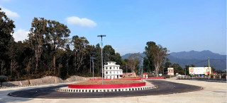 सिन्धुलीको भिमानमा  एक सय वटा वस पार्किङ गर्न मिल्ने बसपार्क निर्माण