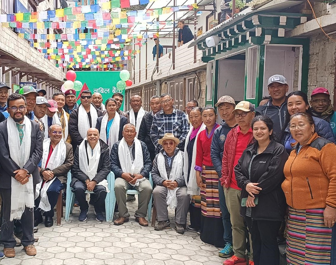सोलुखुम्बुको नाम्चेमा नबिल बैंकको शाखा उद्घाटन