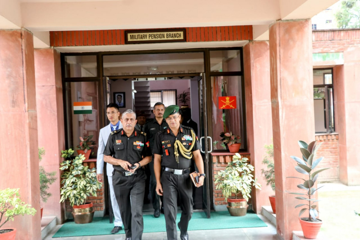 भारतीय सेनाको गोर्खा राइफल्स रेजिमेन्ट ९ का उपरथी कक्करको नेपाल भ्रमण सम्पन्न
