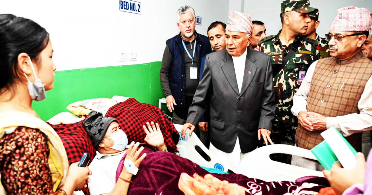 भूकम्पपीडितलाई राष्ट्रपतिले एक महिनाको तलब दिने