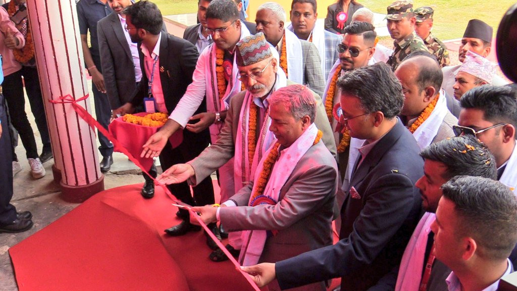 भारतद्वारा रुपन्देहीमा निर्मित विद्यालय भवन उद्घाटन