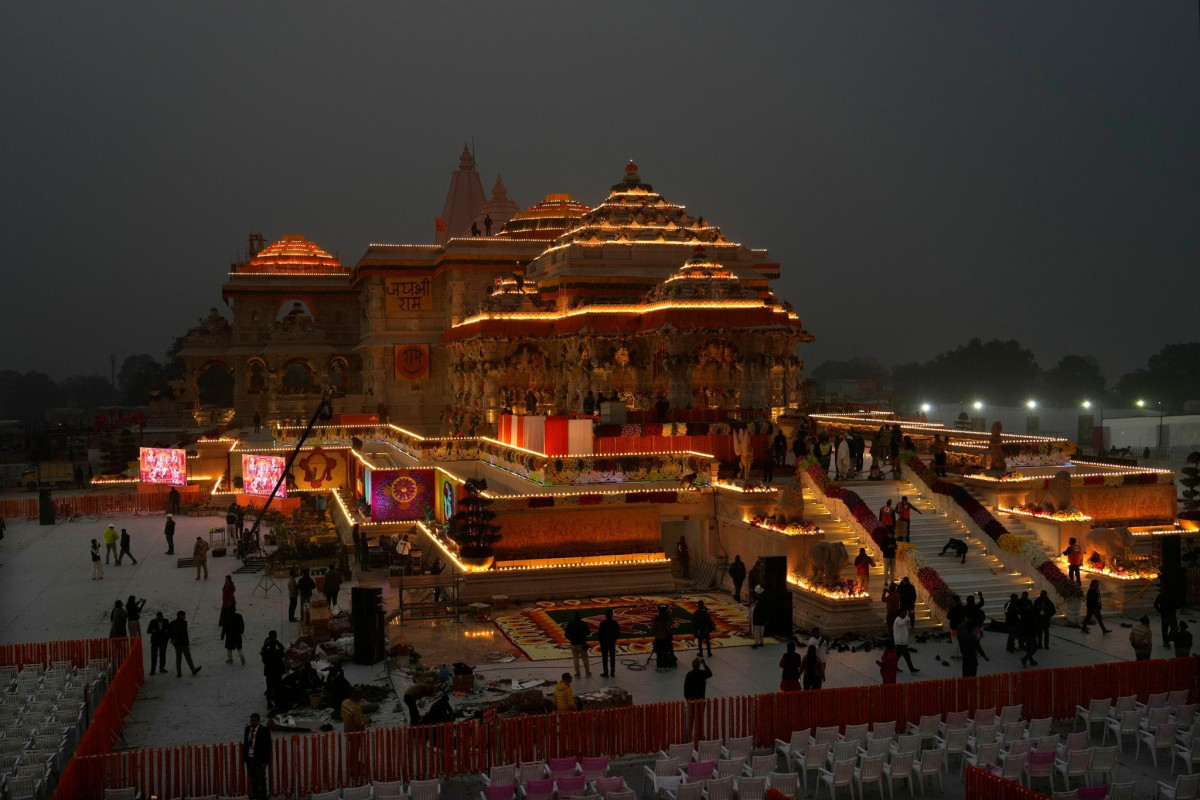 अयोध्यामा आज पाँच सय वर्ष पुरानो इतिहास फर्काउँदै भारत