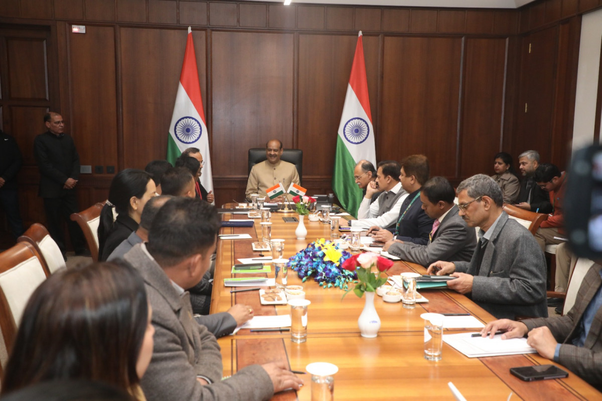नेपाल-भारत विदेश मामिला समितिका प्रतिनिधिमण्डलबीच भेटवार्ता 
