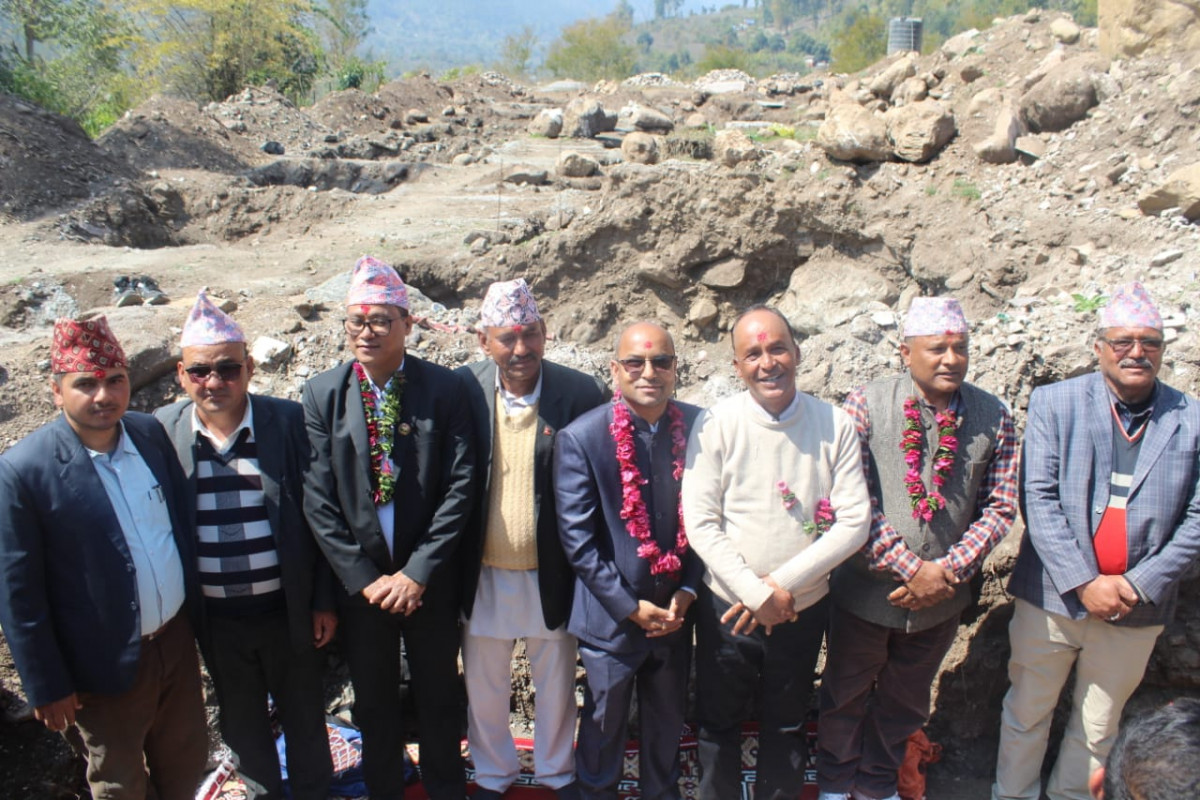 भारतद्वारा डोटीमा उच्च प्रभाव सामुदायिक विकास परियोजना सुरु, क्याम्पस भवनको शिलान्यास