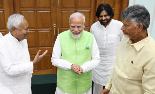 नरेन्द्र मोदी चुनिए एनडीएका संसदीय दलका नेता