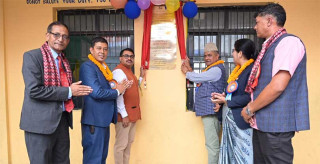 भारतद्वारा भक्तपुरस्थित श्री महेन्द्र शान्ति माध्यमिक विद्यालयको विद्यालय भवन निर्माण