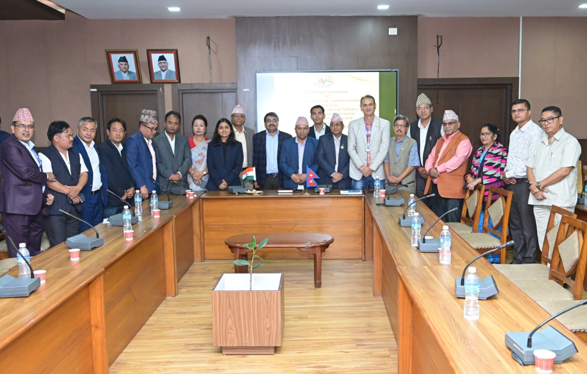 भारतको४७ करोड अनुदानमा बन्ने विकास परियोजनाका समझदारी पत्रमा हस्ताक्षर