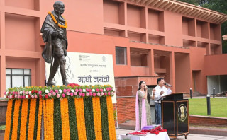 काठमाडौंस्थित भारतीय दूतावासमा गान्धी जयन्ती भब्य रुपमा सम्पन्न