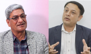 रास्वपा उपसभापति अर्यालले भेटे गृहमन्त्री लेखकलाई, के-के भयो कुराकानी ?